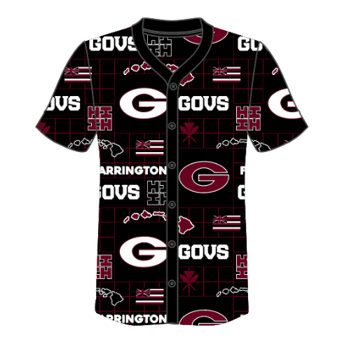 GOVERNORS LOGOS BASEBALL JERSEY