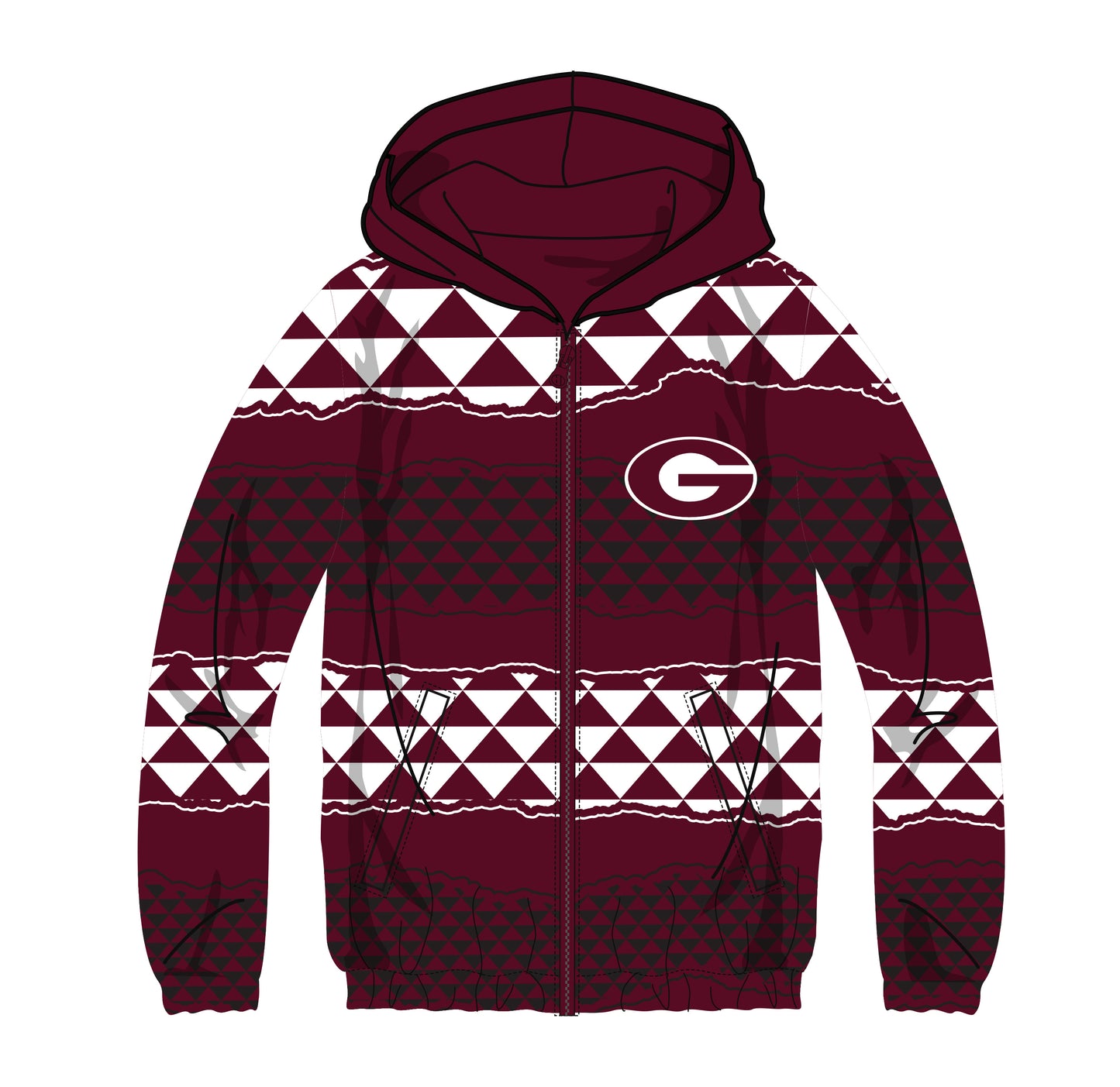 GOVERNORS TRIANGLES WINDBREAKER